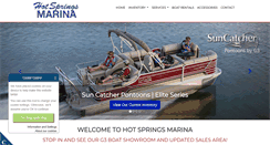 Desktop Screenshot of hotspringsmarina.com